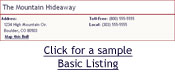 Sample Basic Listing